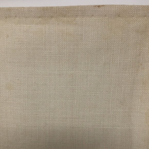 Handmade Cross Stitch Linen Fingertip Towels / Napkins Vintage NOS Set of 2 - Picture 9 of 10